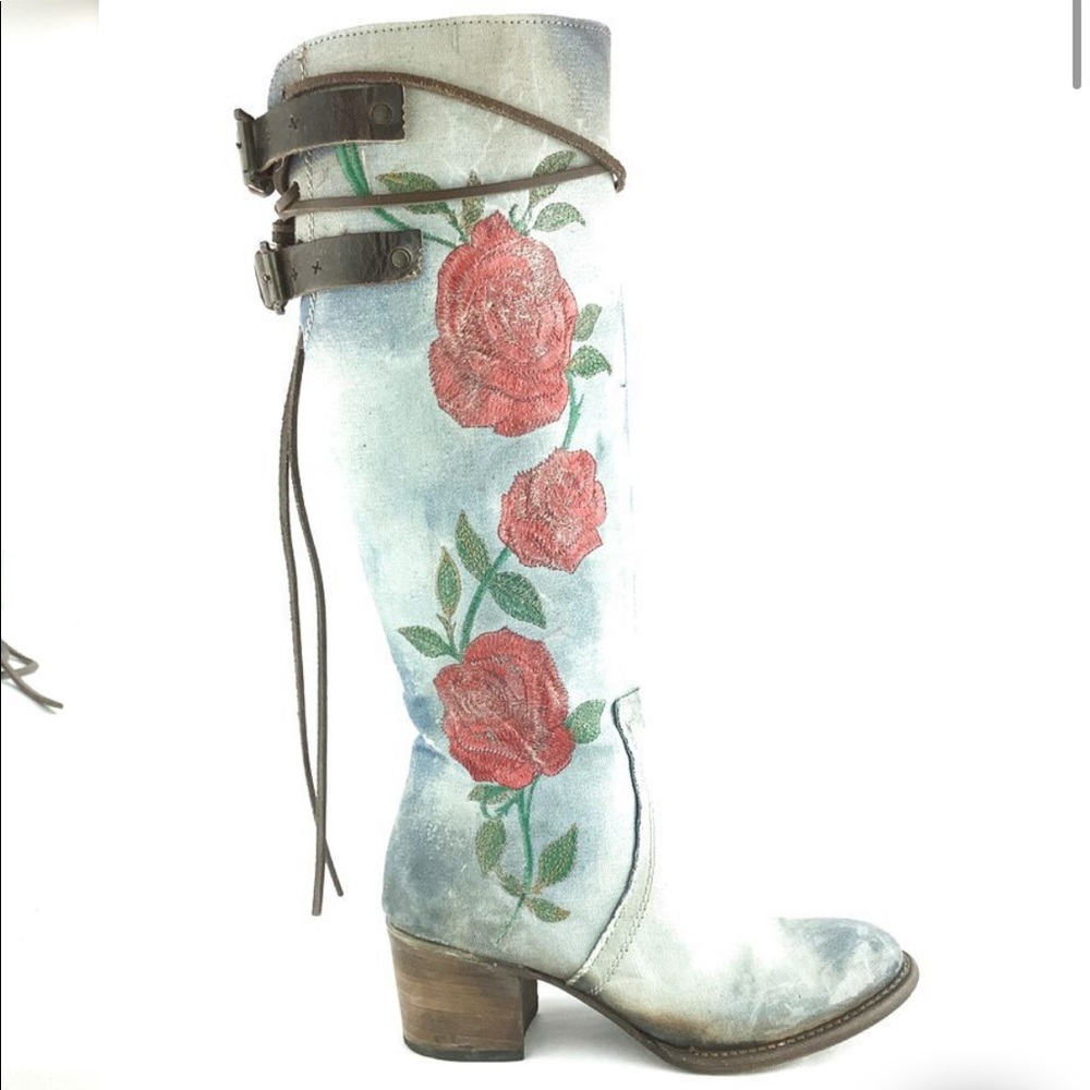 Freebird by Steven Cyrus leather size 7 boots